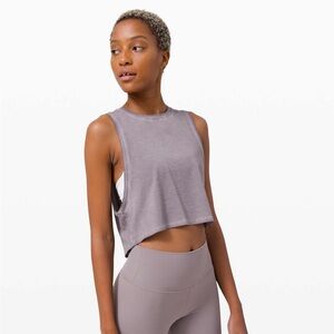 Lululemon Cropped Cutout Tank Top